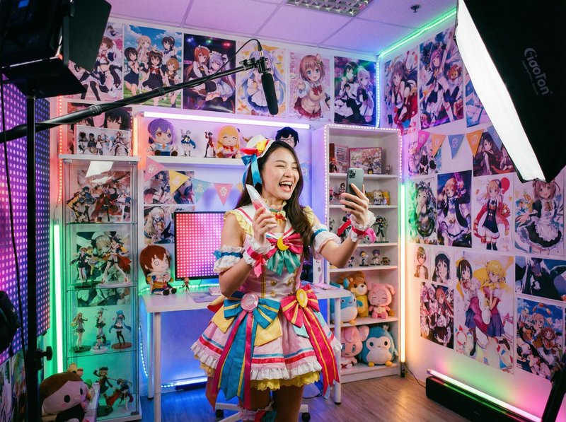 校花cosplay二次元拍摄
